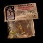 Santa Muerte Oro Amulet + Ven Dinero + Dorada + Made in Mexico + Amuleto + Morralito