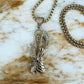 Santa Muerte Necklace + Protection + Money + Blessed + Love + Made in Mexico + Stainless Steel (Copy)