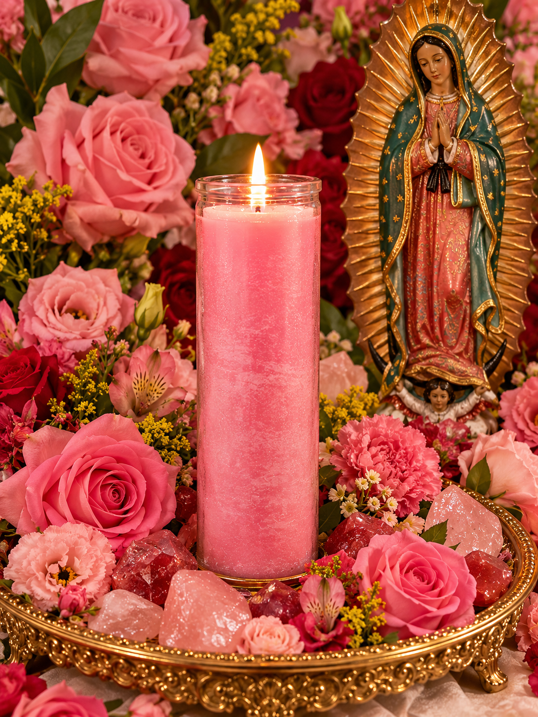 Virgen de Guadalupe Novena Candle Working + La India + Tonantzin + Love + Guadalupana + Divine Mother + Healing + Blessings