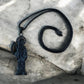 Santa Muerte Necklace + Protection + Money + Blessed + Love + Made in Mexico + Stainless Steel