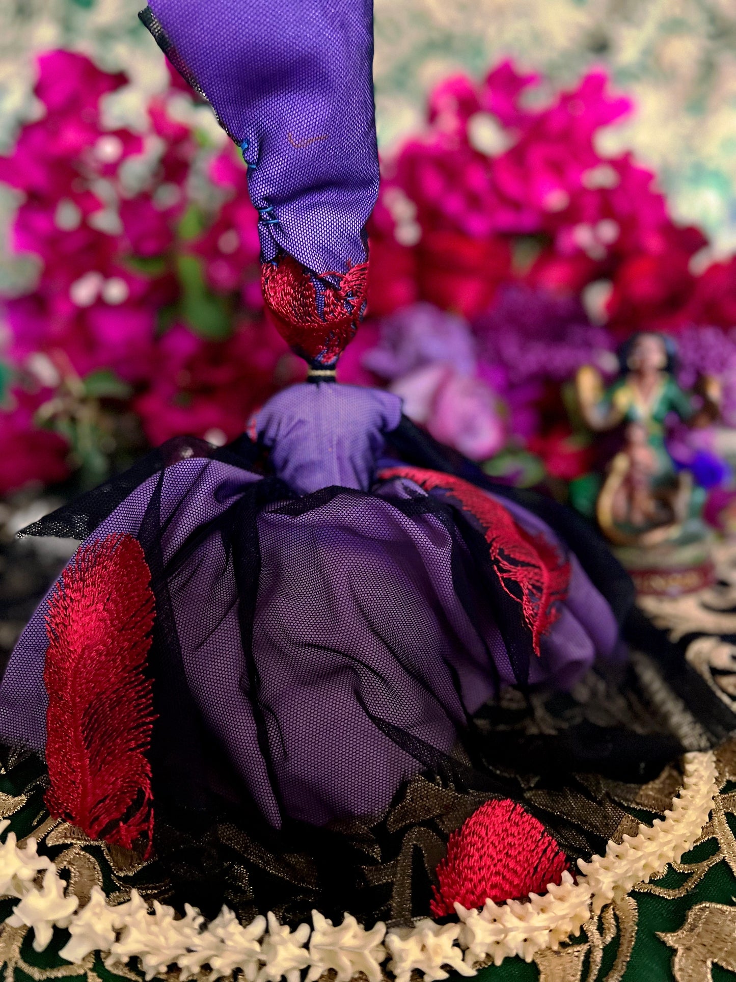 Purple Lingeer Doll + Africa + Senegal + Altar Dollie + Oya + Filomena Lubana