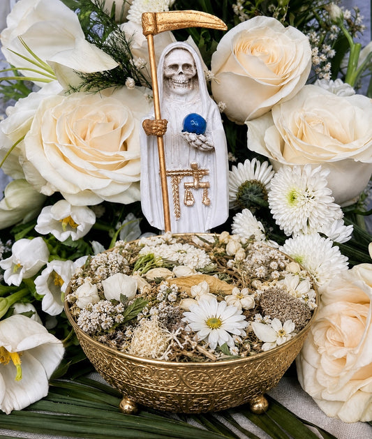 Santa Muerte 21 Herb Cleansing Bath + Uncrossing + Neutralize Negative Energy + Descruzar + Cleansing + Get Rid of Negativity + Break Hexes
