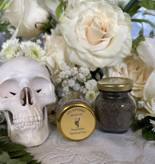 Ancestor Incense + Incense for the Dead + Espiritismo + Dia de los Muertos + Samhain + All Souls’ Day + Healing + Elevation + Communication