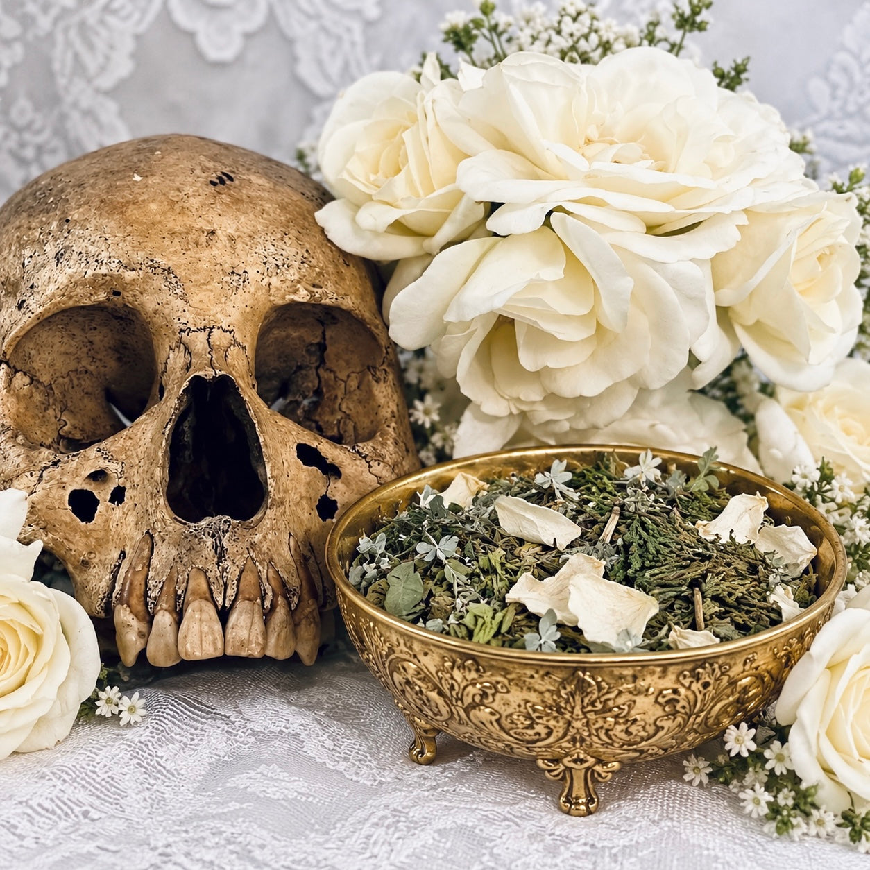 Espanta Muerto Herbs + Ghost Chaser + Remove Unwanted Spirits, Negative Energy, Jinxes, Hexes, Curses + Scare the Dead Away + Drive Away Evil