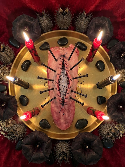 Feitiço de Língua Tapa Boca de Santa Muerte Personalizado + Trabalho + Bruxaria + Feitiçaria
