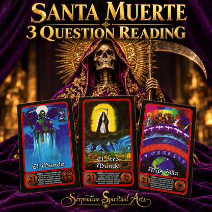 Leitura das Três Perguntas da Santa Muerte + Consulta