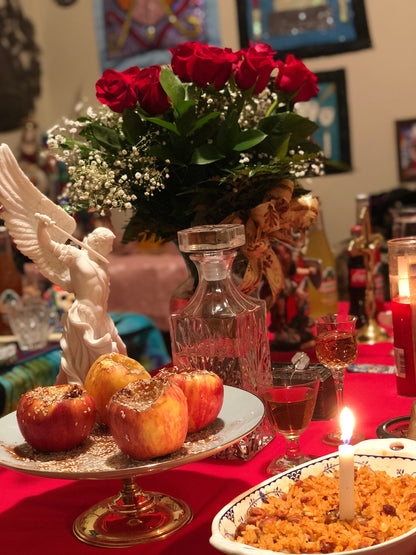 Belie Belcan Hand-Carved Candle + Destroy All Evil + Saint Michael + Protection & Justice + Fiery Wall of Protection