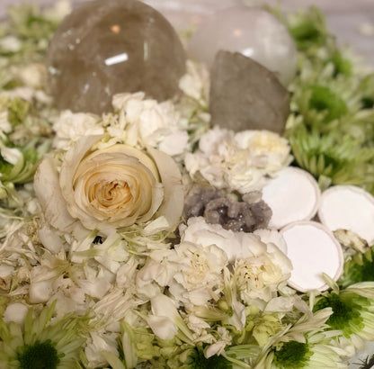 White Flower Bath Soak + Salts and Traditional Ritual Bath (Spiritual Cleansing Bath)