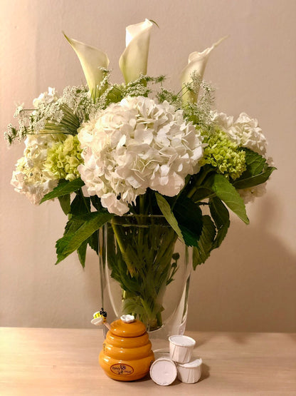 White Flower Bath Soak + Salts and Traditional Ritual Bath (Spiritual Cleansing Bath)