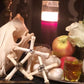 Hekate Wolf Bone Witch's Cross Protection Amulet