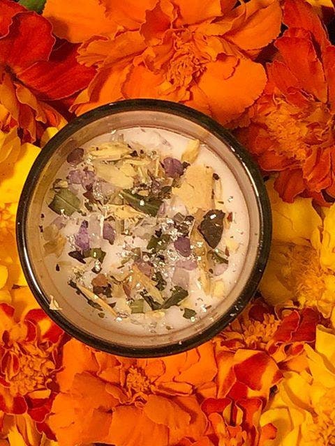 Santa Muerte Siete Potencias Fixed Candle + All-Purpose + Love + Money + Luck + Road Opening + LGBTQ+