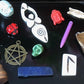LAST ONE! Deluxe Burlap Bone, Shell, and Trinket Divination Collection (121 Pieces)