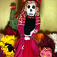 Santa Muerte Roja Doll + Dia de los Muertos + Love + Poppet + Blessed