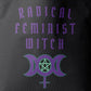 Radical Feminist Witch Tote Bag (Red or Purple)