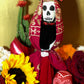 Santa Muerte Roja Doll + Dia de los Muertos + Love + Poppet + Blessed