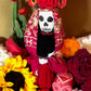Santa Muerte Roja Doll + Dia de los Muertos + Love + Poppet + Blessed