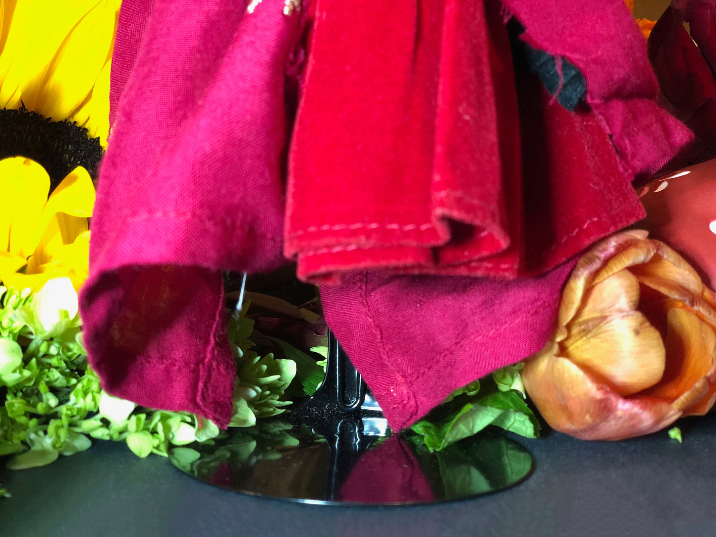 Santa Muerte Roja Doll + Dia de los Muertos + Love + Poppet + Blessed