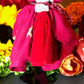 Santa Muerte Roja Doll + Dia de los Muertos + Love + Poppet + Blessed