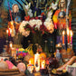 Santa Muerte Siete Colores Oil + All-Purpose + Love + Luck + Money + Siete Potencias