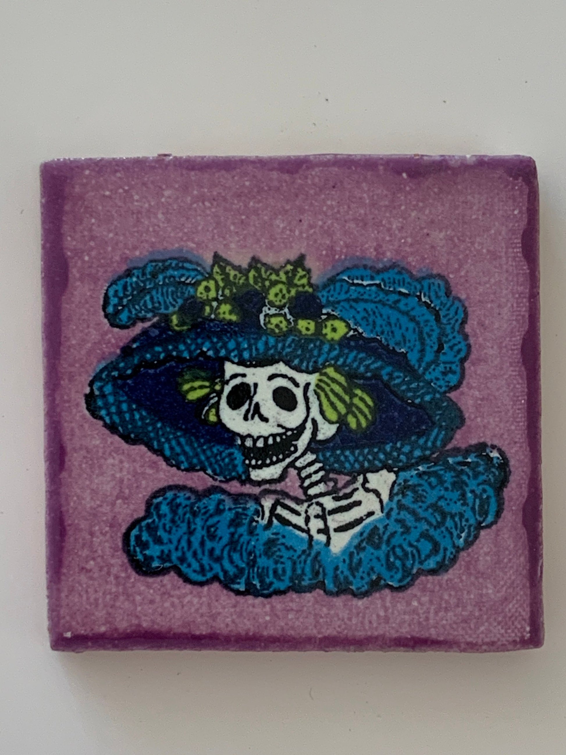 La Catrina Altar Tiles for La Santa Muerte y Dia De Los Muertos