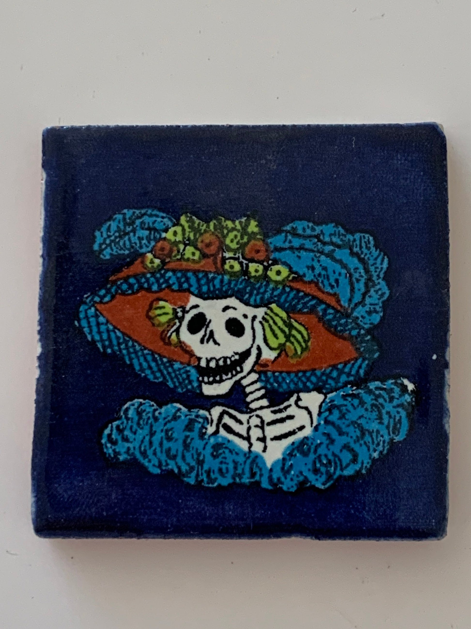 La Catrina Altar Tiles for La Santa Muerte y Dia De Los Muertos