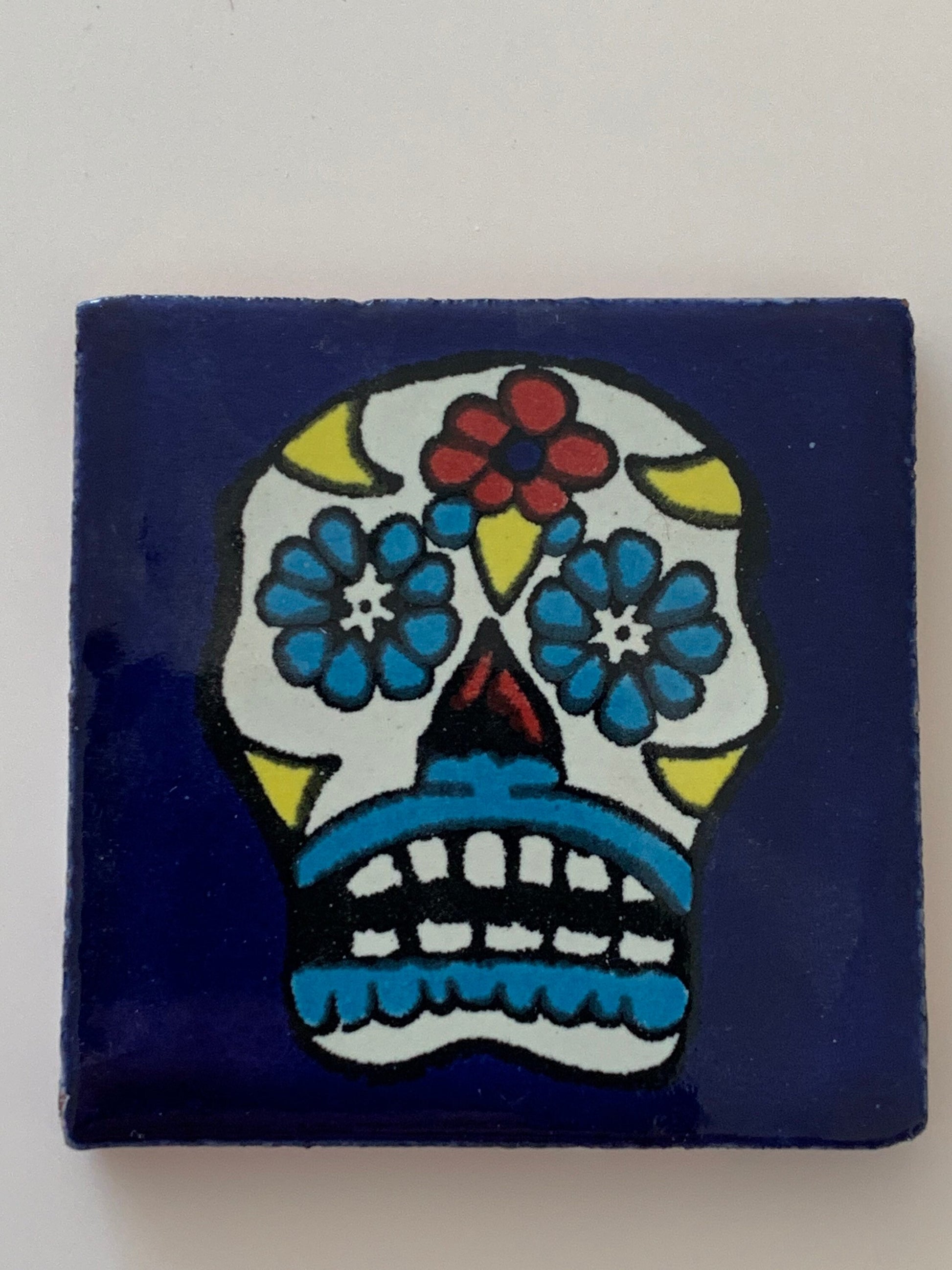 Skull Altar Tiles for Santa Muerte y Dia De Los Muertos