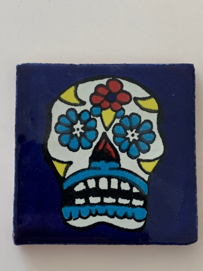 Skull Altar Tiles for Santa Muerte y Dia De Los Muertos