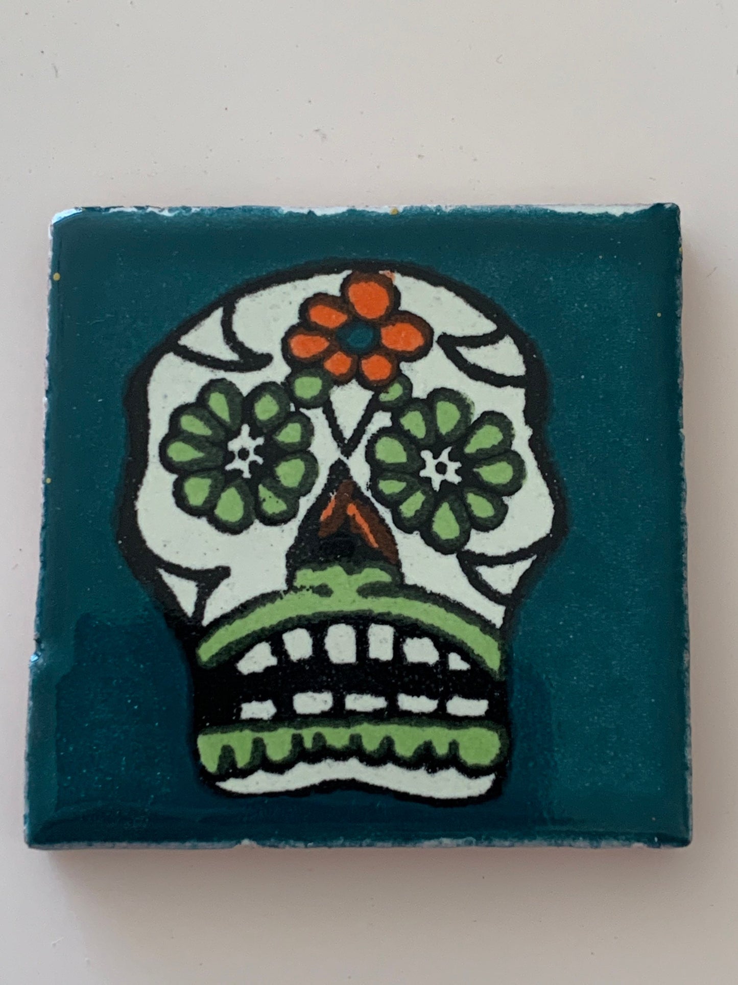 Skull Altar Tiles for Santa Muerte y Dia De Los Muertos