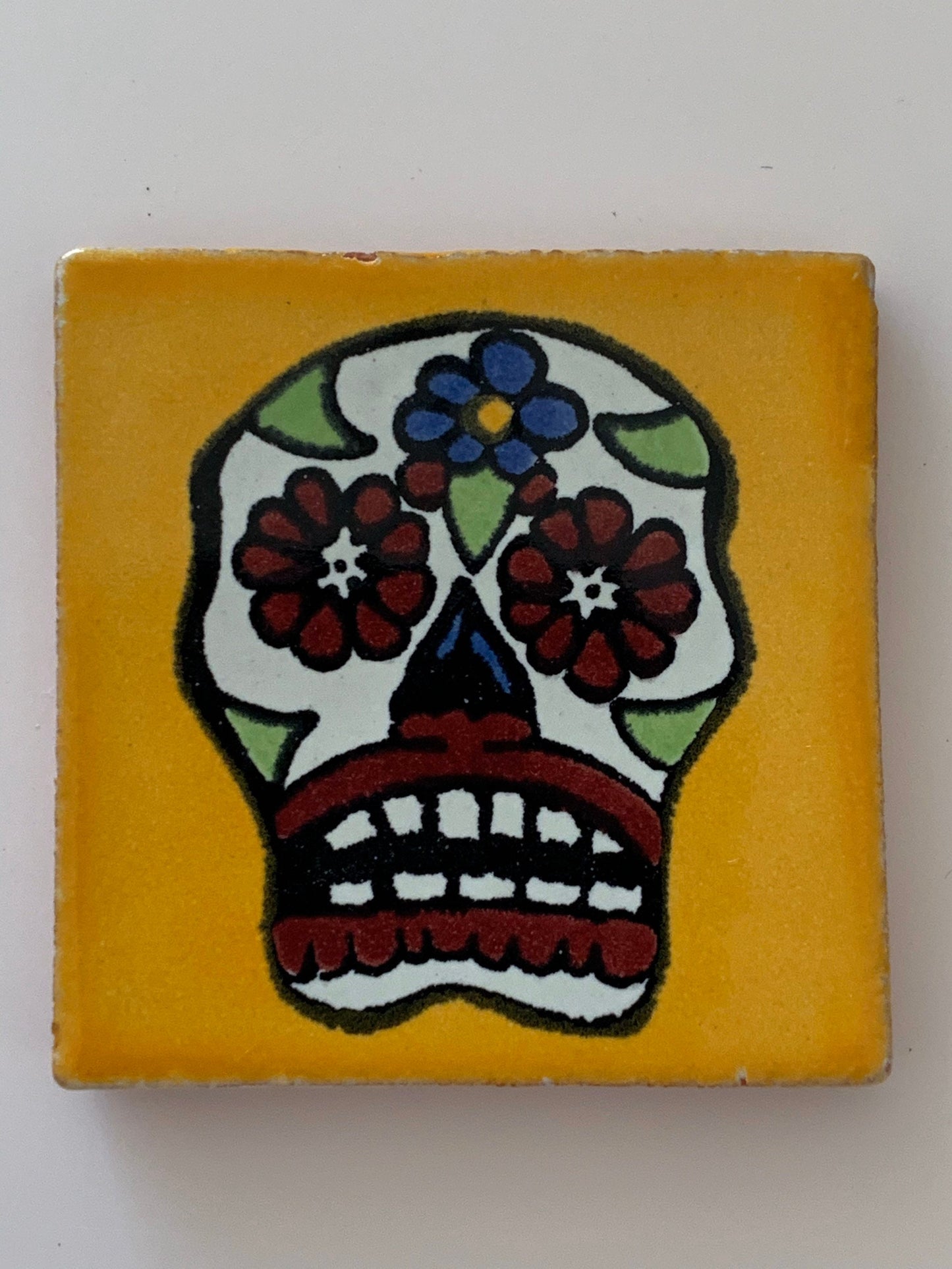Skull Altar Tiles for Santa Muerte y Dia De Los Muertos