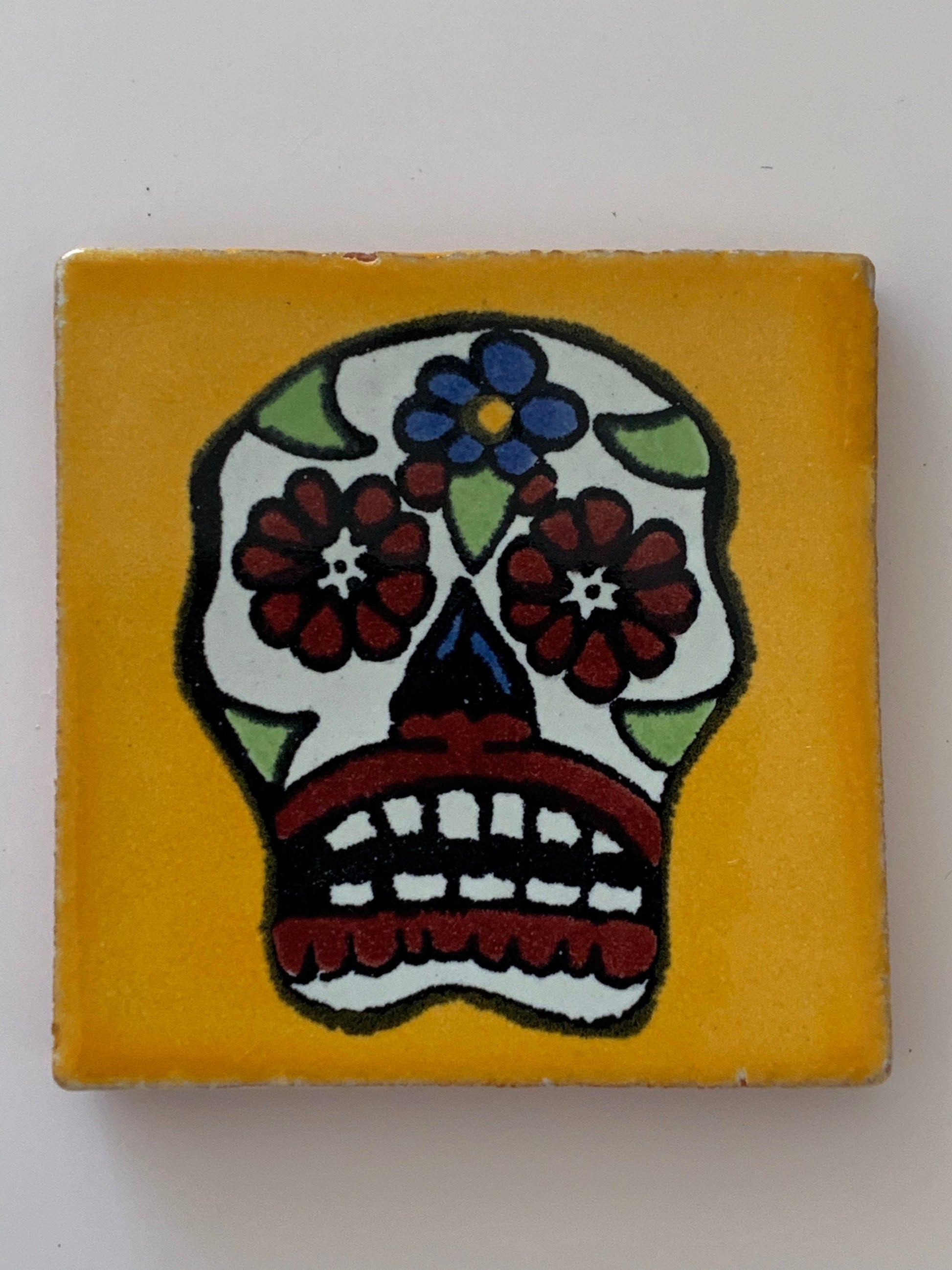 Skull Altar Tiles for Santa Muerte y Dia De Los Muertos