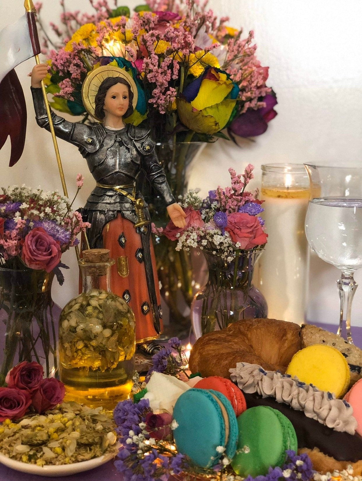 Joan of Arc Oil + Protection + Patroness of Lesbians + Overcome Enemies + Psychic Vision + Victory