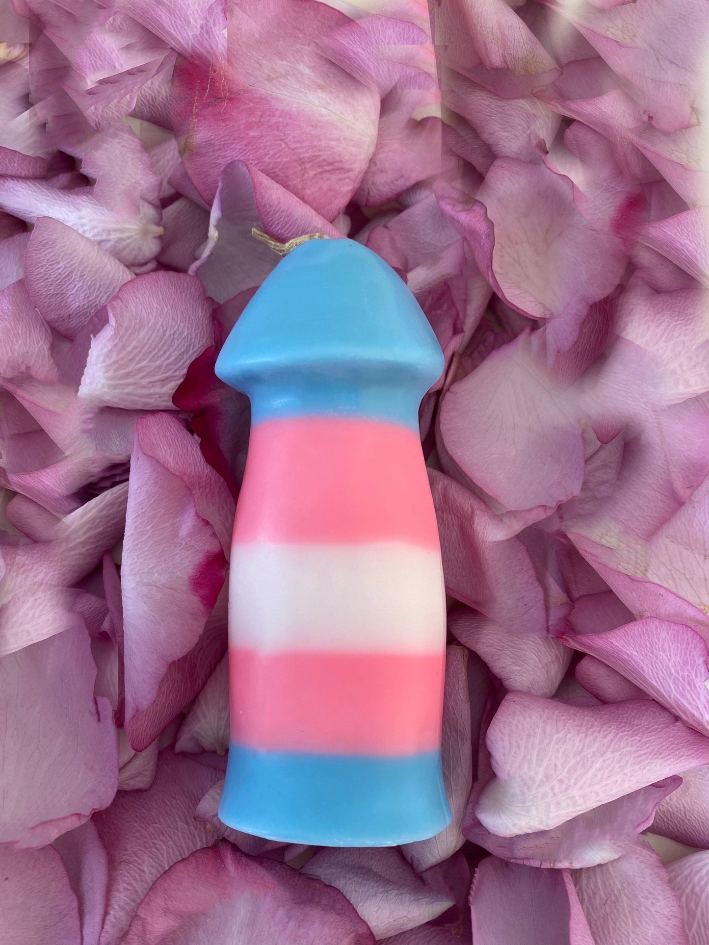 Transgender Pride Feminine Penis Candle