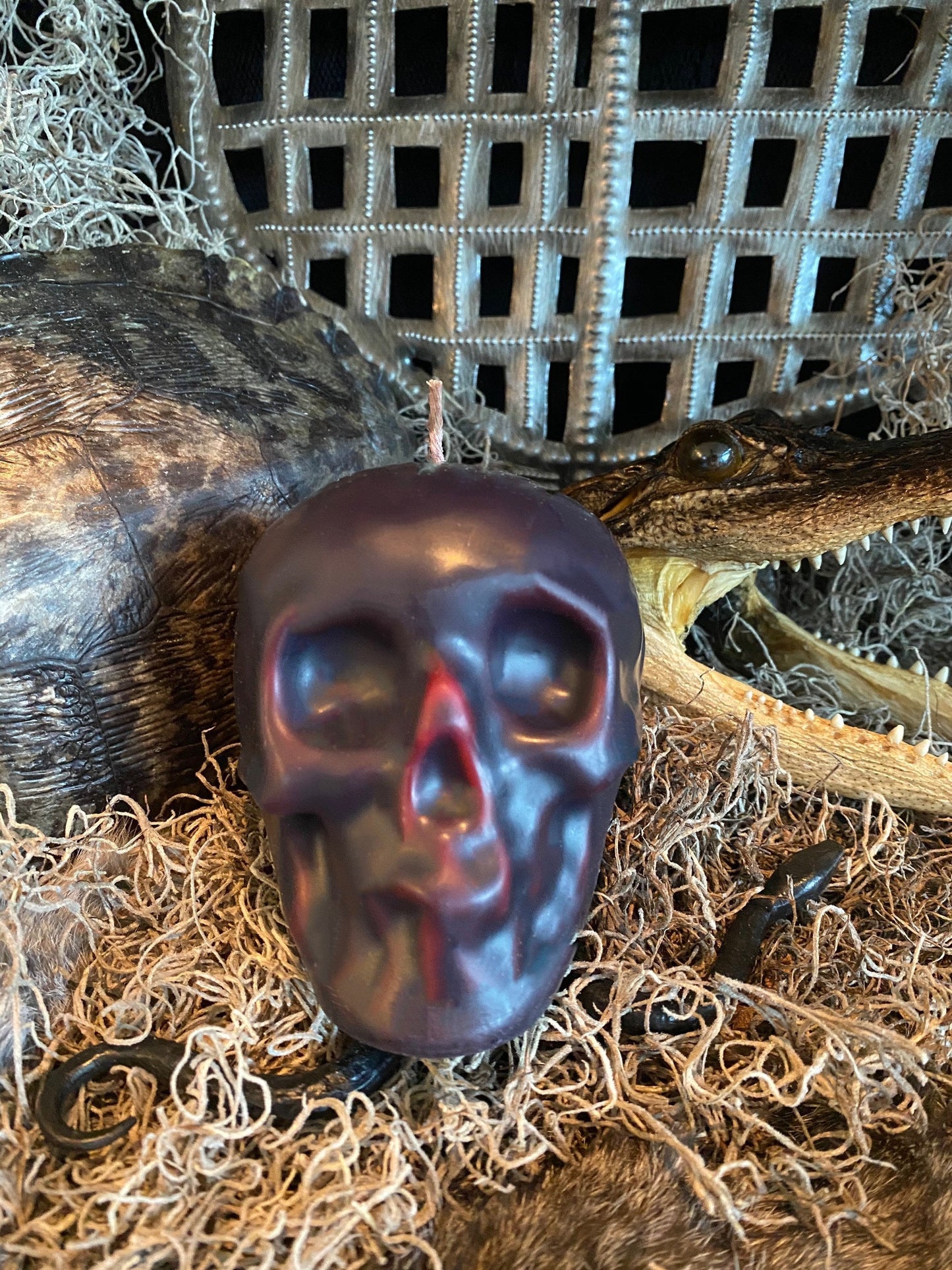 Reversing or Bleeding Skull Candle + Return to Sender + Elegua + Papa Legba in New Orleans Voodoo + Esu