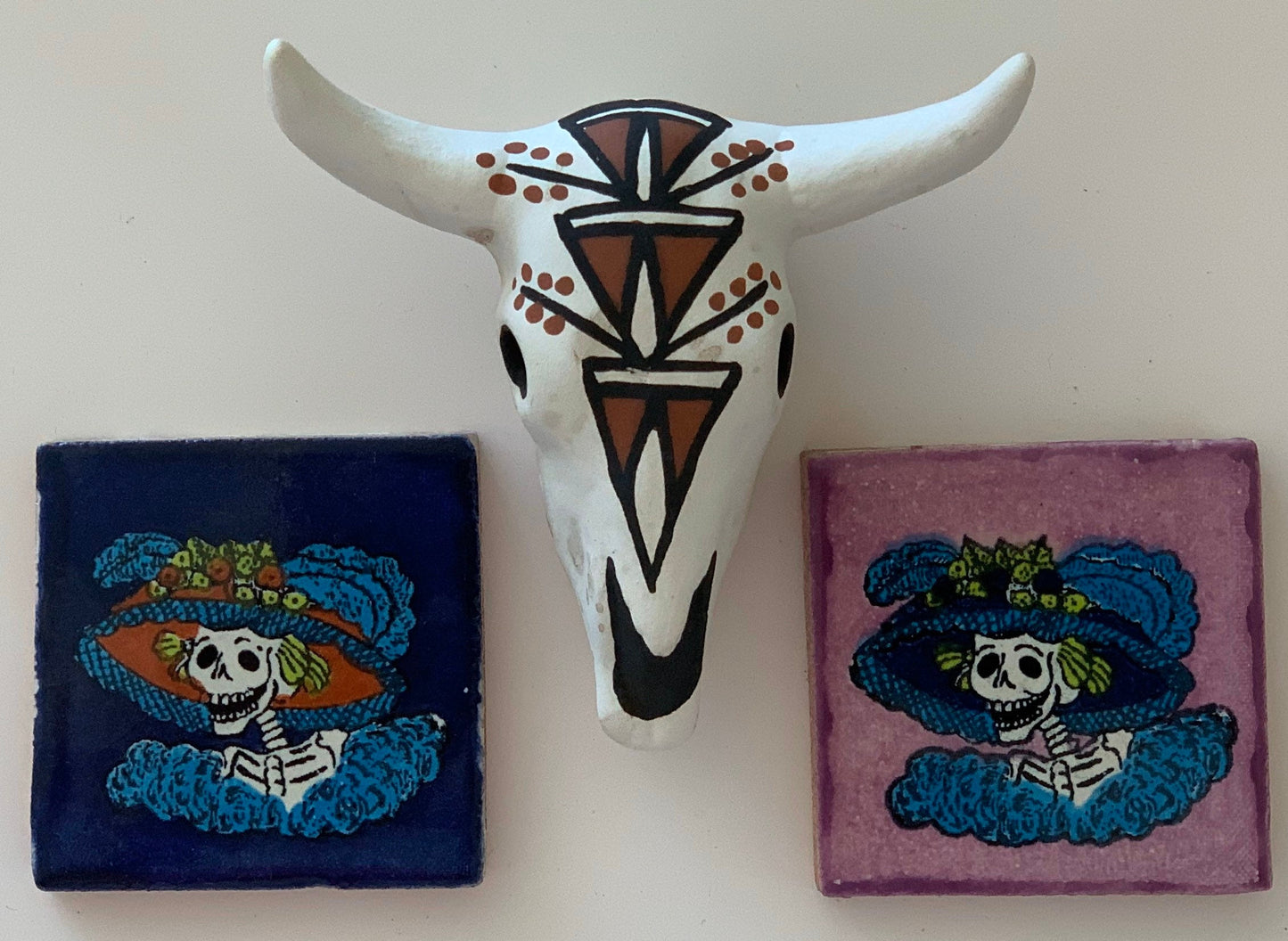 La Catrina Altar Tiles for La Santa Muerte y Dia De Los Muertos