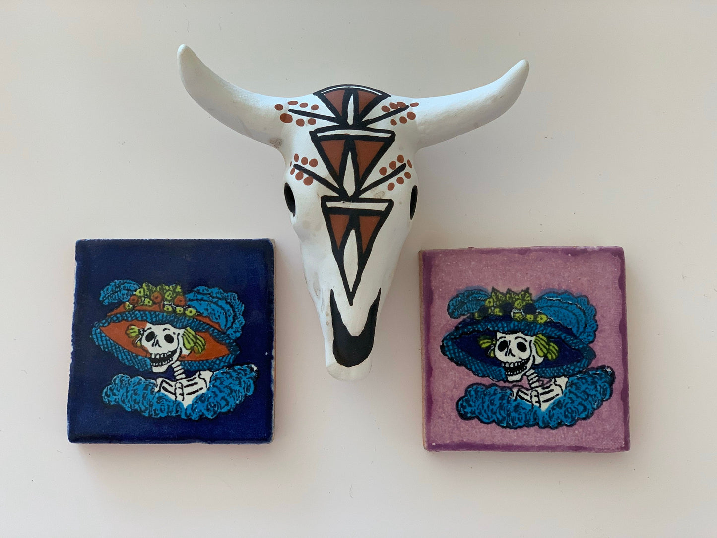 La Catrina Altar Tiles for La Santa Muerte y Dia De Los Muertos