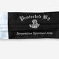 Protected by Santa Muerte Face Mask with Insert