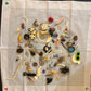 LAST ONE! Deluxe Burlap Bone, Shell, and Trinket Divination Collection (121 Pieces)