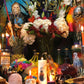 Santa Muerte Siete Colores Rosary + Siete Potencias + Sterling Silver Plated Chain + Handcrafted + Rosario