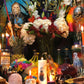 Santa Muerte Siete Colores Rosary + Siete Potencias + Blessed + All-Purpose + Sterling Silver Plated Chain + Handcrafted + Rosario