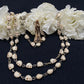 Santa Muerte Bone Rosary + Hueso + Sterling Silver Plated Chain + Handcrafted + Rosario