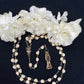 Santa Muerte Bone Rosary + Hueso + Sterling Silver Plated Chain + Handcrafted + Rosario