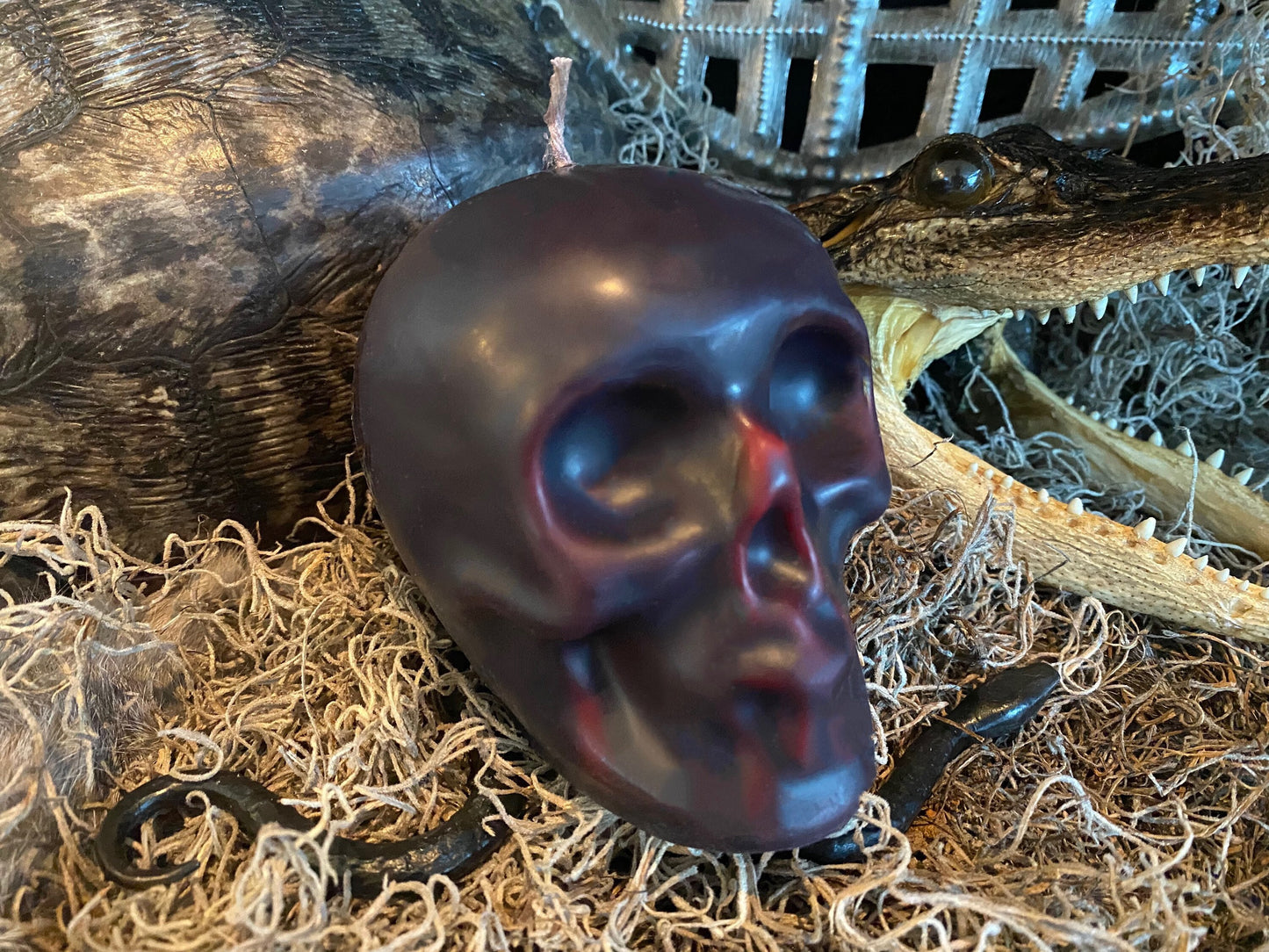 Reversing or Bleeding Skull Candle + Return to Sender + Elegua + Papa Legba in New Orleans Voodoo + Esu