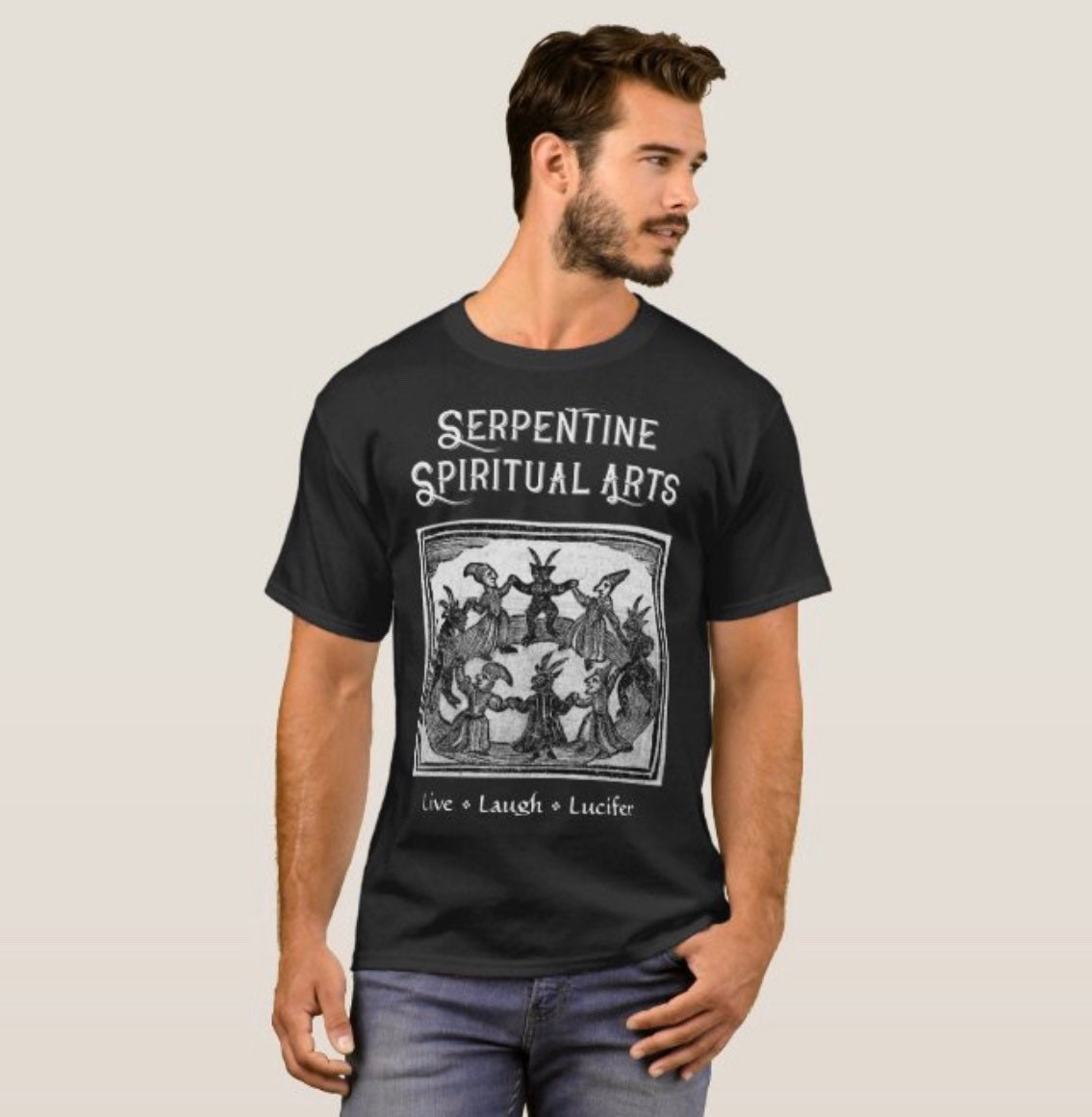 SSA Witches Dancing with Devils + Live * Laugh * Lucifer T-Shirt