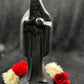 Santa Muerte Negra Candle + Protection + Binding + Reversing + 24K Gold