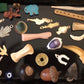 LAST ONE! Deluxe Burlap Bone, Shell, and Trinket Divination Collection (121 Pieces)