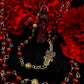 Santa Muerte Roja Rosary + with or without Heart Beads + Blessed + Handcrafted + Rosario
