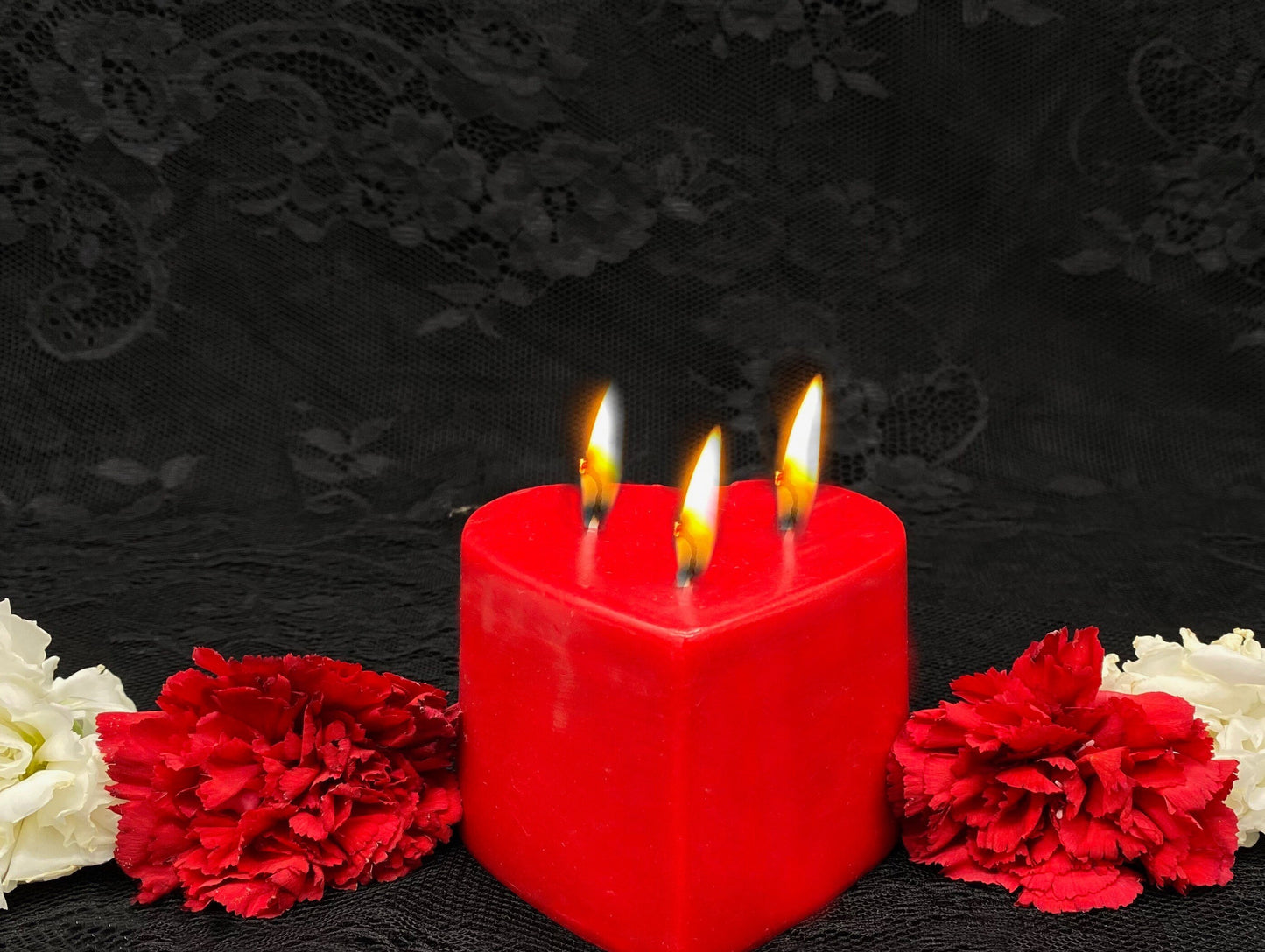 Heart Candle for Love and Friendship + Love Spell