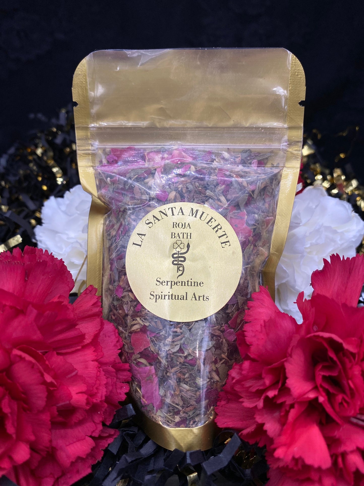 Santa Muerte Roja Ritual Set + Love + Money + Justice