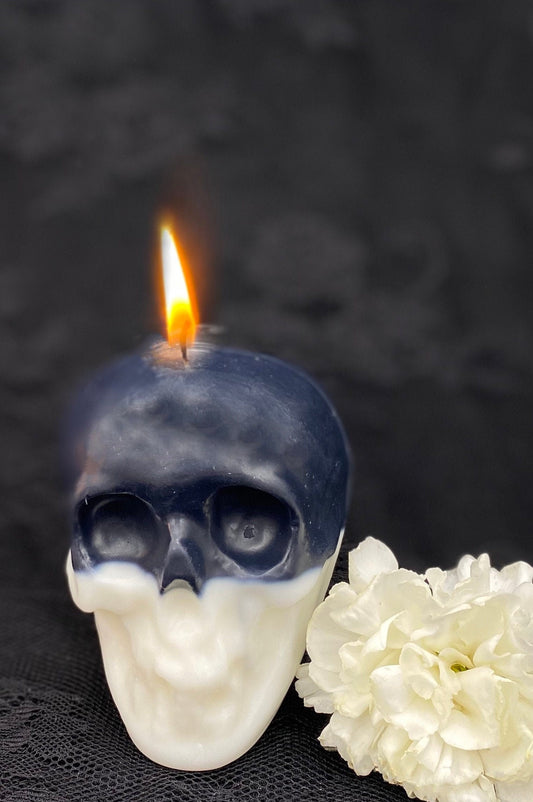 Uncrossing Skull Candle + Desenvolvimiento + Protection with Santa Muerte + Vodou + Hoodoo + Conjure