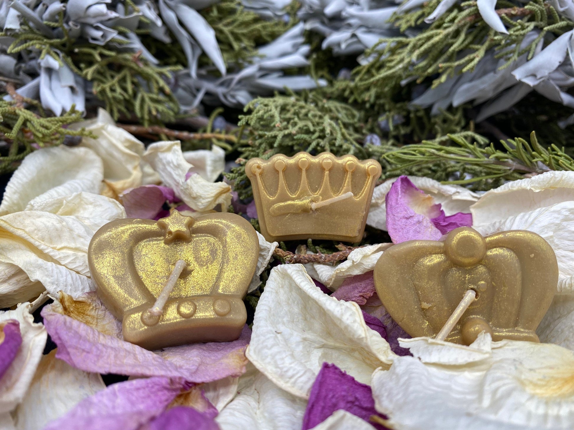 Crown Candles in Gift Box + Crown of Success!